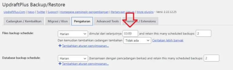 Cara Backup WordPress Otomatis Dengan Updraftplus