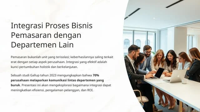 Integrasi Proses Bisnis Pemasaran dengan Departemen Lain | PPTX