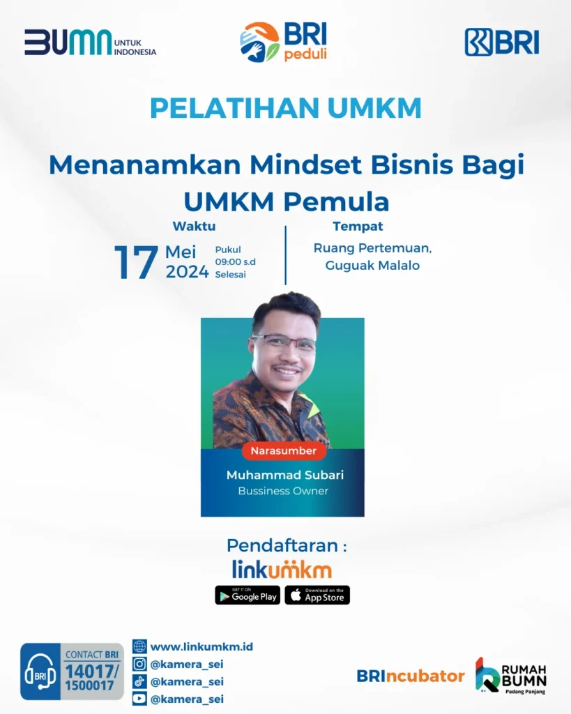 Pelatihan Menanamkan Mindset Bisnis Bagi UMKM Pemula