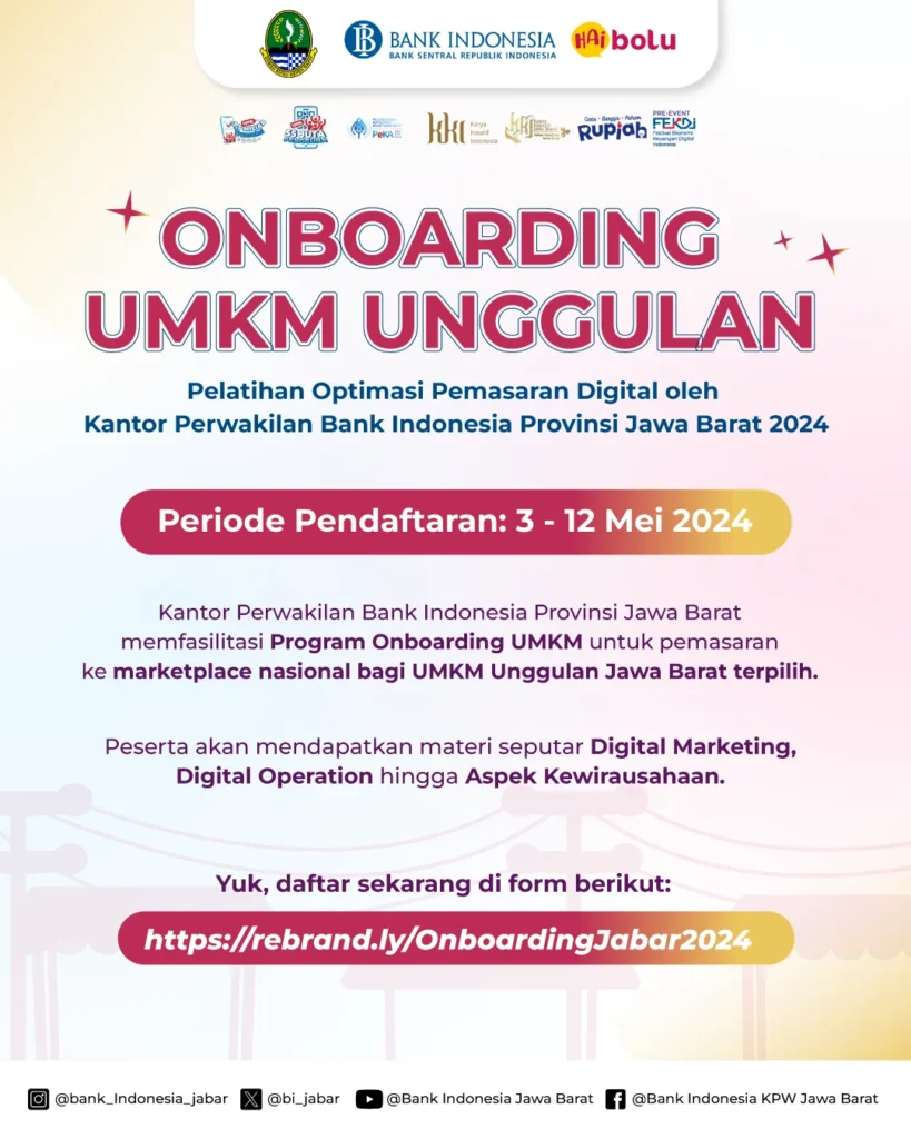 Pelatihan Optimasi Pemasaran Digital Onboarding UMKM Unggulan Bank