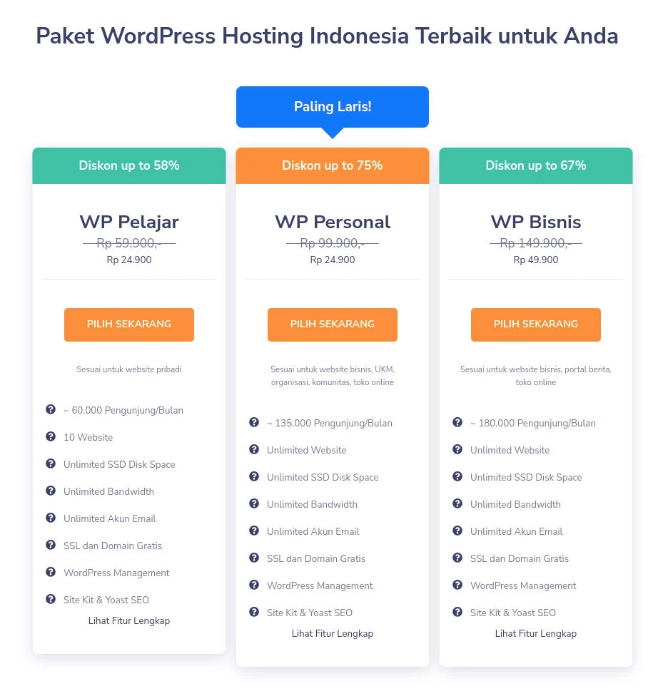 Perbedaan Web Hosting dan WordPress Hosting