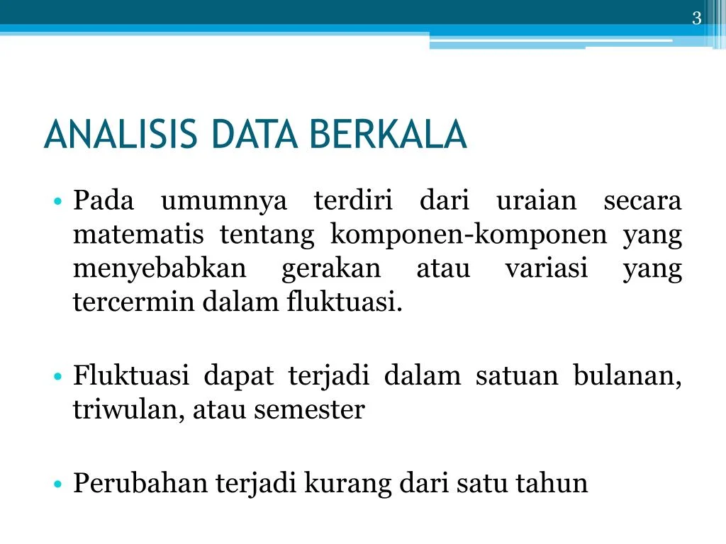 PPT - ANALISIS DATA BERKALA PowerPoint Presentation, free download - ID