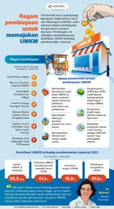 Pembiayaan Mikro bagi UMKM - Ragam pembiayaan untuk memajukan UMKM - Infografik ANTARA News