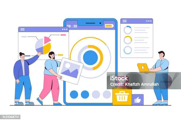 Strategi Pemasaran Media Sosial Bisnis Datar Dengan Konsep Tim
