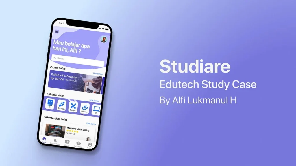 Studi Kasus UX: Edutech (Studiare) | by Alfi Lukmanul | Medium